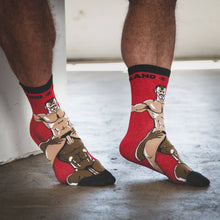 Load image into Gallery viewer, Gumball Poodle - Tom of Finland Vitruvian Men Crew Socks
