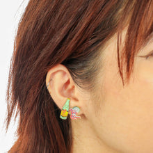 Load image into Gallery viewer, Yellow Owl Workshop - Top Chica Post Earrings - Gold Sparkling Water Texas Studs
