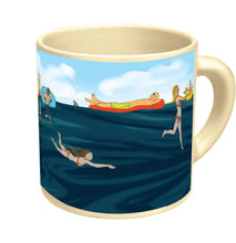 Load image into Gallery viewer, Unemployed Philosophers Guild - Shark! Heat-Changing Coffee Mug
