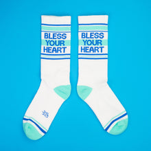 Load image into Gallery viewer, Gumball Poodle - Bless Your Heart Gym Crew Socks

