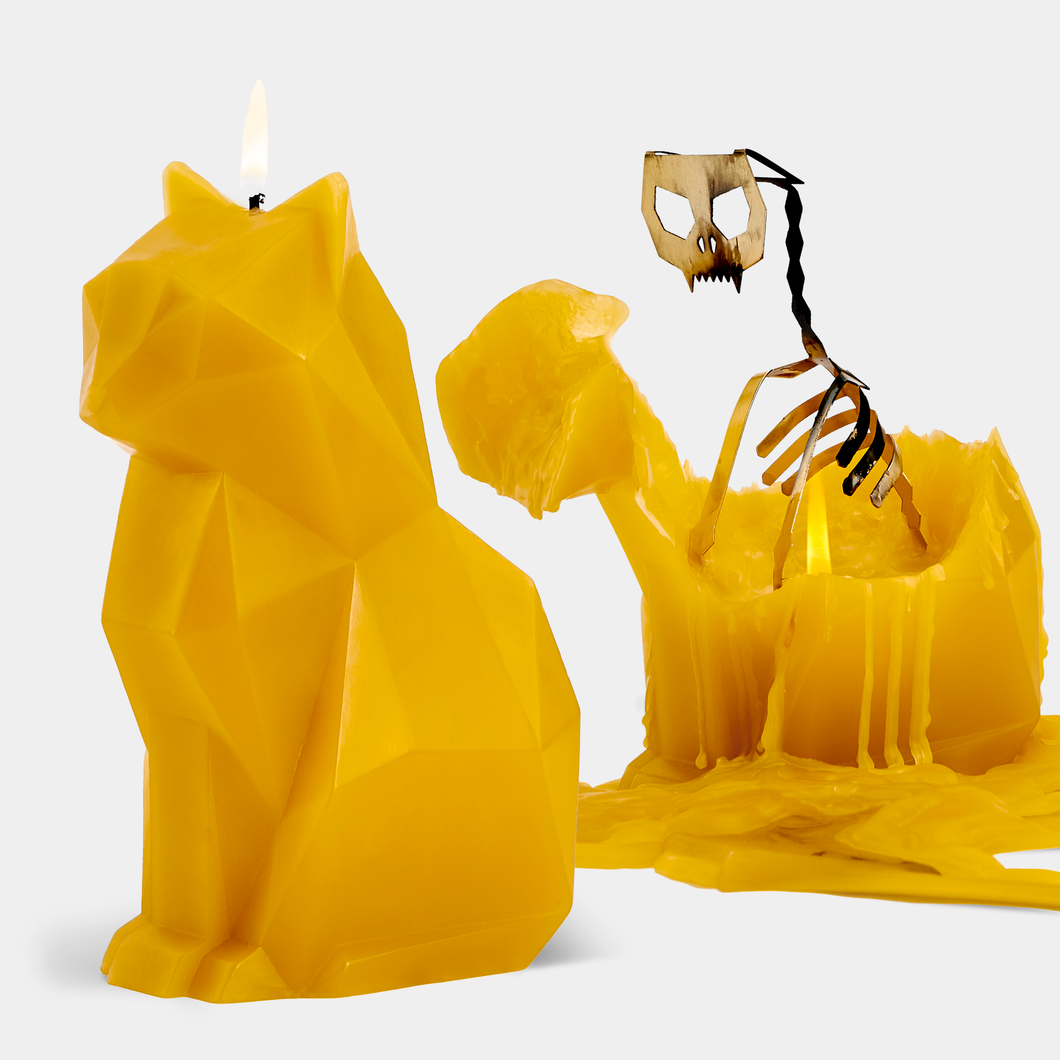 54 Celsius - PyroPet Kisa Cat Skeleton Candle - 7