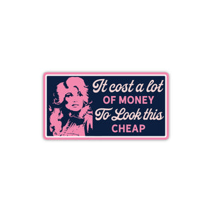 Good Southerner - Dolly: It Cost A Lot Of Money To Look This Cheap Sticker