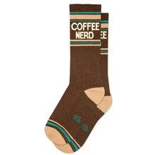 Load image into Gallery viewer, Gumball Poodle - Coffee Nerd Gym Crew Socks
