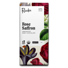 Load image into Gallery viewer, Raaka Chocolate - Rose Saffron Chocolate Bar - Spring Limited Edition
