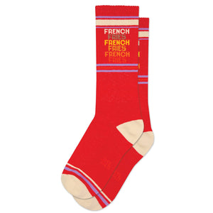 Gumball Poodle - French Fries Gym Crew Socks