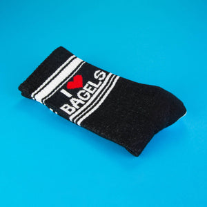 Gumball Poodle - I ❤️ Bagels Gym Crew Socks