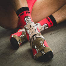 Load image into Gallery viewer, Gumball Poodle - Tom of Finland Vitruvian Men Crew Socks
