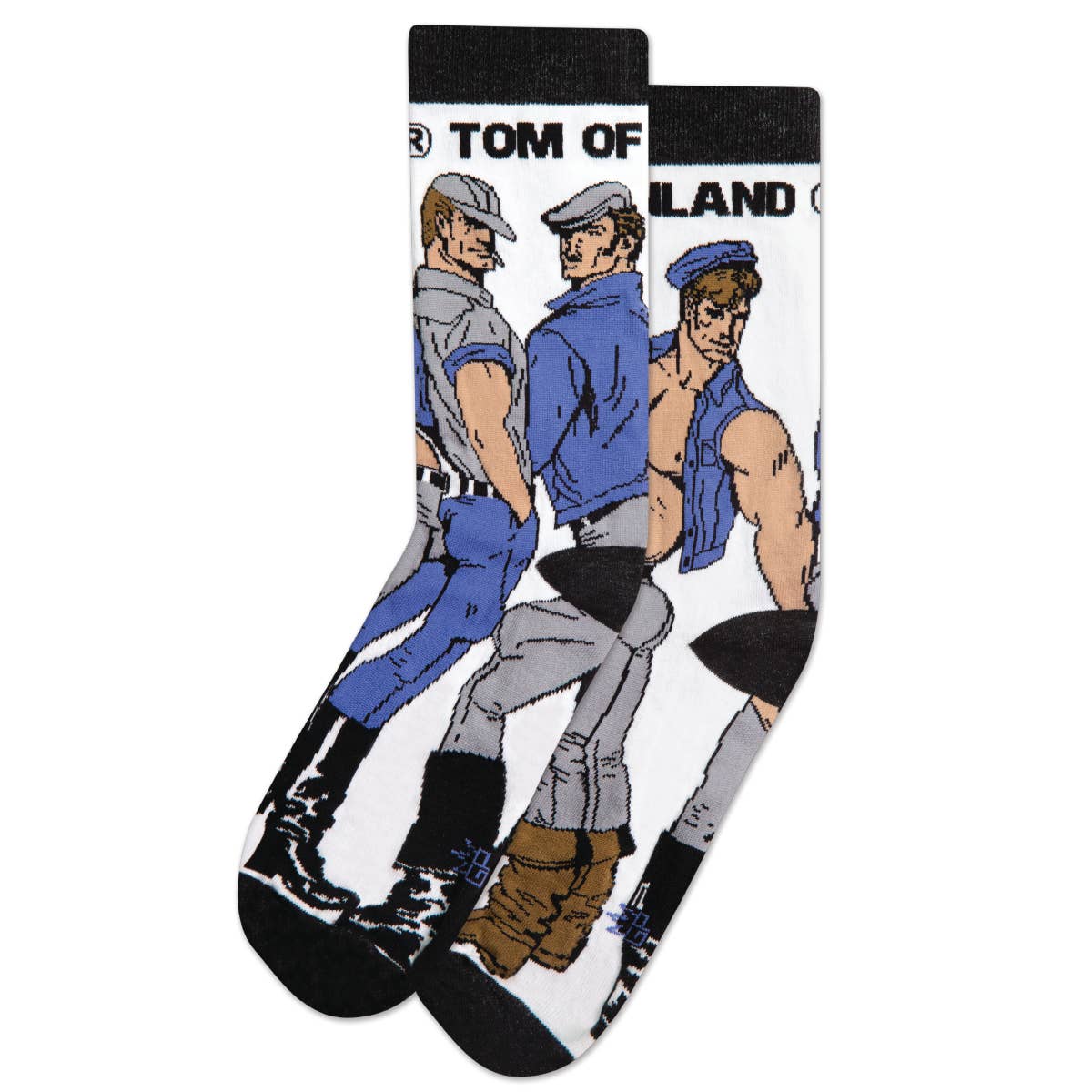 Gumball Poodle - Tom of Finland Denim Trio Crew Socks – Jon Henry