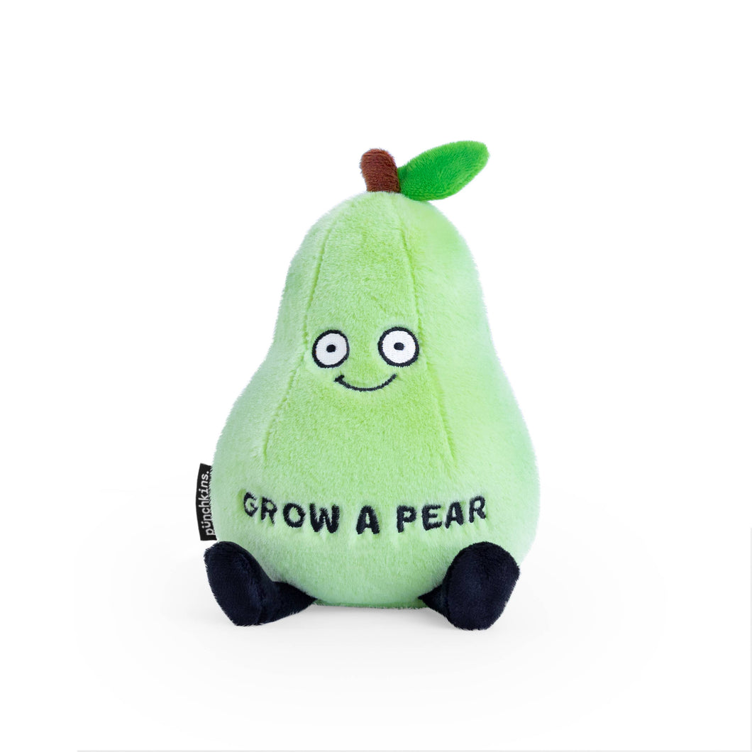 Punchkins - Funny Pear Plushie, Novelty Gift Perfect for Friends