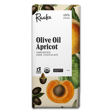 Load image into Gallery viewer, Raaka Chocolate - Olive Oil Apricot Chocolate Bar - Spring Limited Edition
