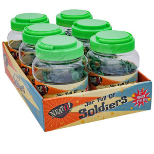 Toysmith - Neato! Jar Full of Soldiers- Retro Classic, vintage toys