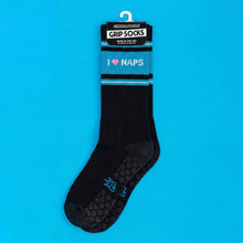 Load image into Gallery viewer, Gumball Poodle - I ❤️ Naps  Grip Socks
