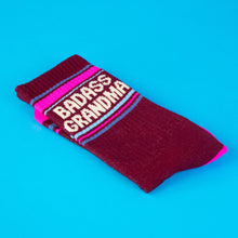 Load image into Gallery viewer, Gumball Poodle - Badass Grandma Gym Crew Socks
