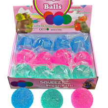 Load image into Gallery viewer, Auraquise - Textured Sugar Ball Squishy Stress Relief Toy Gift Box Set (12pcs/Box)
