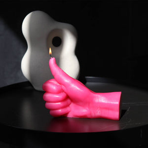 54 Celsius - CandleHand "Thumbs Up" Candle - Handmade, Real Skin Texture