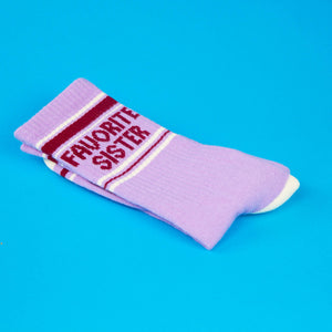 Gumball Poodle - Favorite Sister Gym Crew Socks