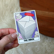 Load image into Gallery viewer, Big Moods - "The Inbox" Tarot Card Sticker
