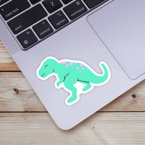 Big Moods - Cute Green T-Rex Dinosaur Sticker