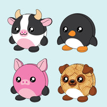Load image into Gallery viewer, Novelty Brands - Smoosh Pets Soft Squishy Plush Ball Assortment - 12/Display
