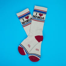 Load image into Gallery viewer, Gumball Poodle - I ❤️ Manga Gym Crew Socks
