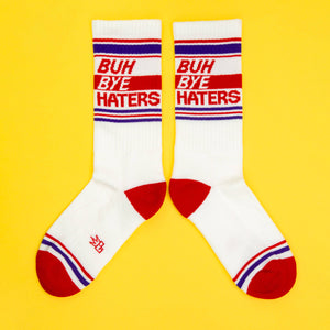 Gumball Poodle - Buh Bye Haters Gym Crew Socks