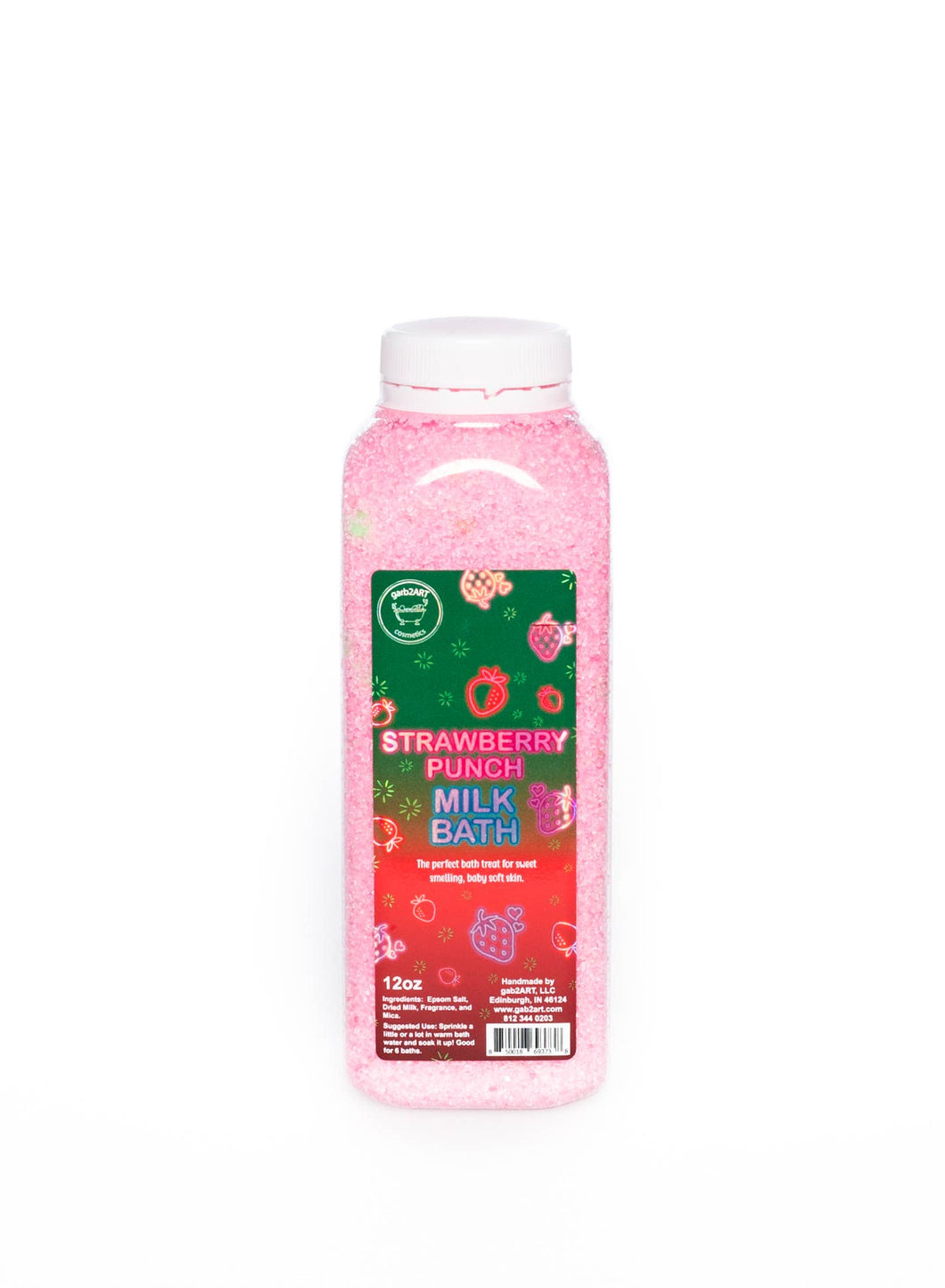 garb2ART Cosmetics - Strawberry Punch Milk Bath