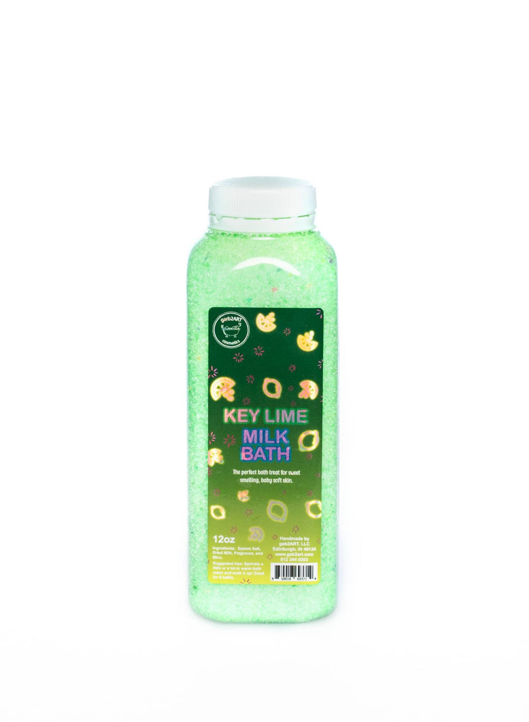 garb2ART Cosmetics - Key Lime Milk Bath