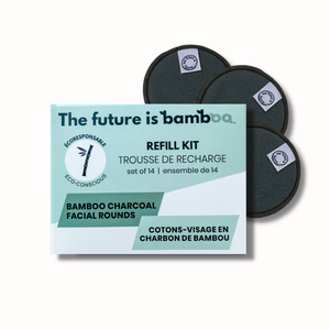 The future is bamboo - Bamboo Charcoal Facial Rounds - REFILL KIT