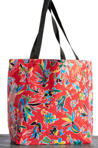 Oilcloth International - Red Aztec Tote - Large