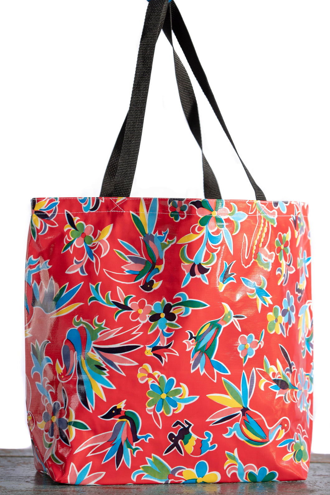 Oilcloth International - Red Aztec Tote - Large