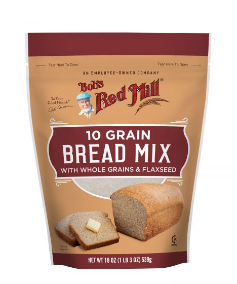 10 grain bread mix with whole grains and flaxssed by bob's red mill