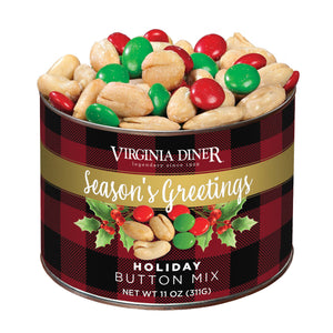 Virginia Diner, Inc. - 11 oz Seasons Greetings Holiday Button Mix