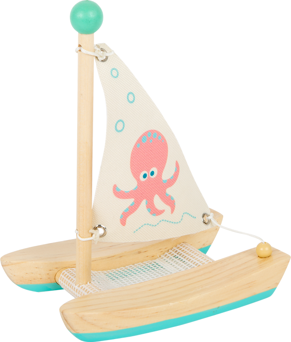 Hauck Toys - Small Foot Octopus Catamaran Water Toy