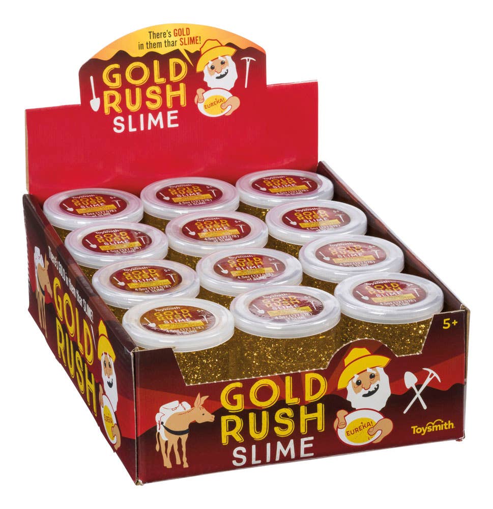 Toysmith - Gold Rush Slime, Gold Glitter Slime – Jon Henry General Store