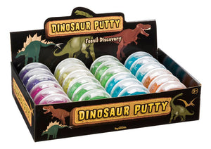 Toysmith - Dinosaur Fossil Putty, Reusable, Tactile, 3-1/2" container