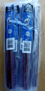 K & G Bulls Head Jerky LLC - Elk Peppered Meat Sticks 1 oz 24 Sticks Per Bag