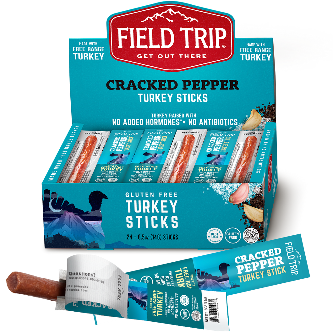 FIELD TRIP - Cracked Pepper Turkey Stick (0.5oz)