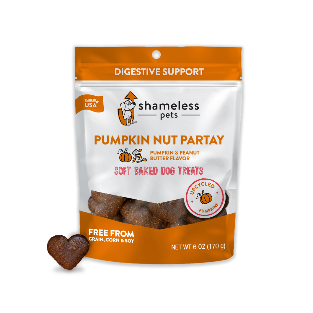 Shameless Pets - Pumpkin Nut Par-tay Soft Baked Dog Treats
