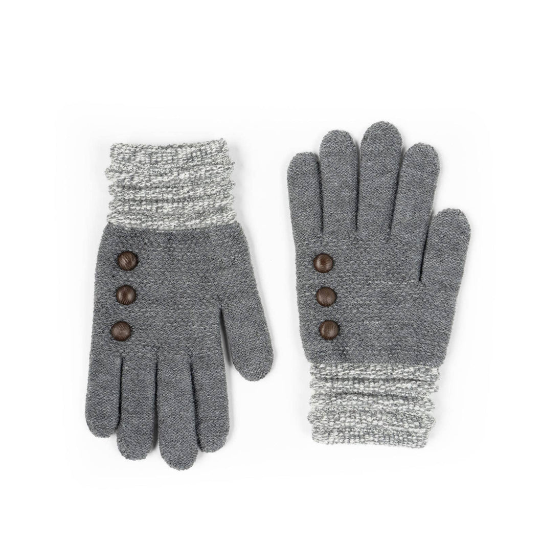 DM Merchandising - Britt's Knits Originals Gloves Open Stock: Gray
