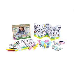 Sesame St. Butterfly Maker Coloring Set