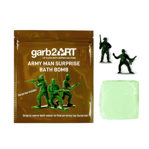 garb2ART Cosmetics - Army Man Surprise Bath Bomb