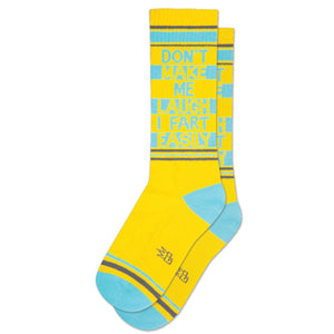 Gumball Poodle - Don't Make Me Laugh I Fart Easily Gym Crew Socks