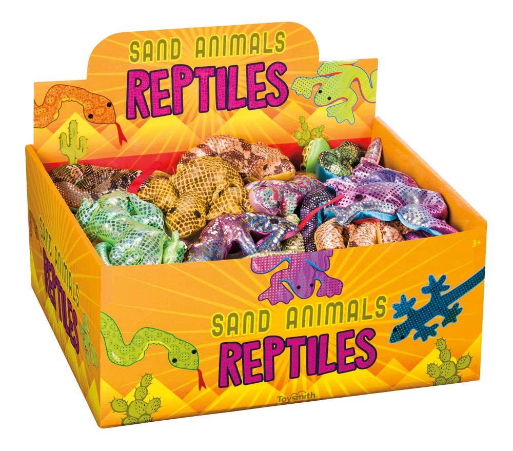 Reptile Sand Animals, Assorted Styles And Colors