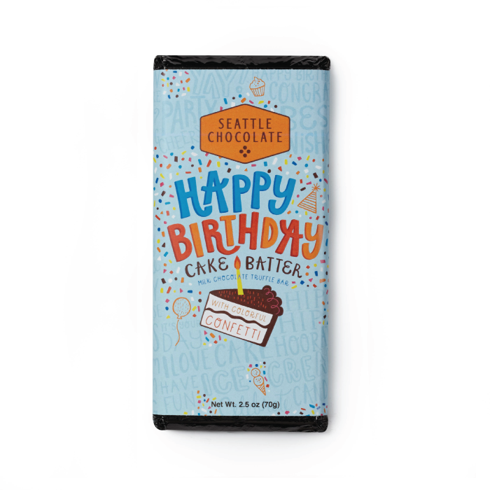 Seattle Chocolate - Happy Birthday Truffle Bar