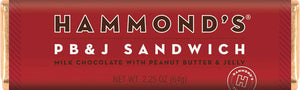 Hammond's Candies - PB & J Sandwich Milk Chocolate Candy Bar  2.25oz