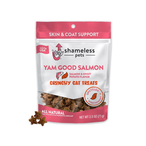 Shameless Pets - Yam Good Salmon Crunchy Cat Treats
