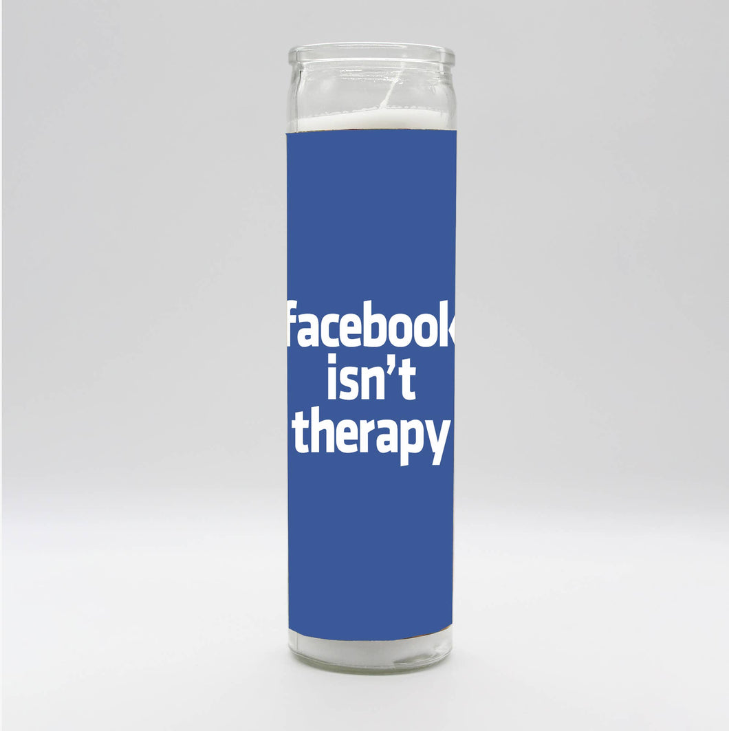 BOBBYK boutique - Facebook Isn’t Therapy Candle