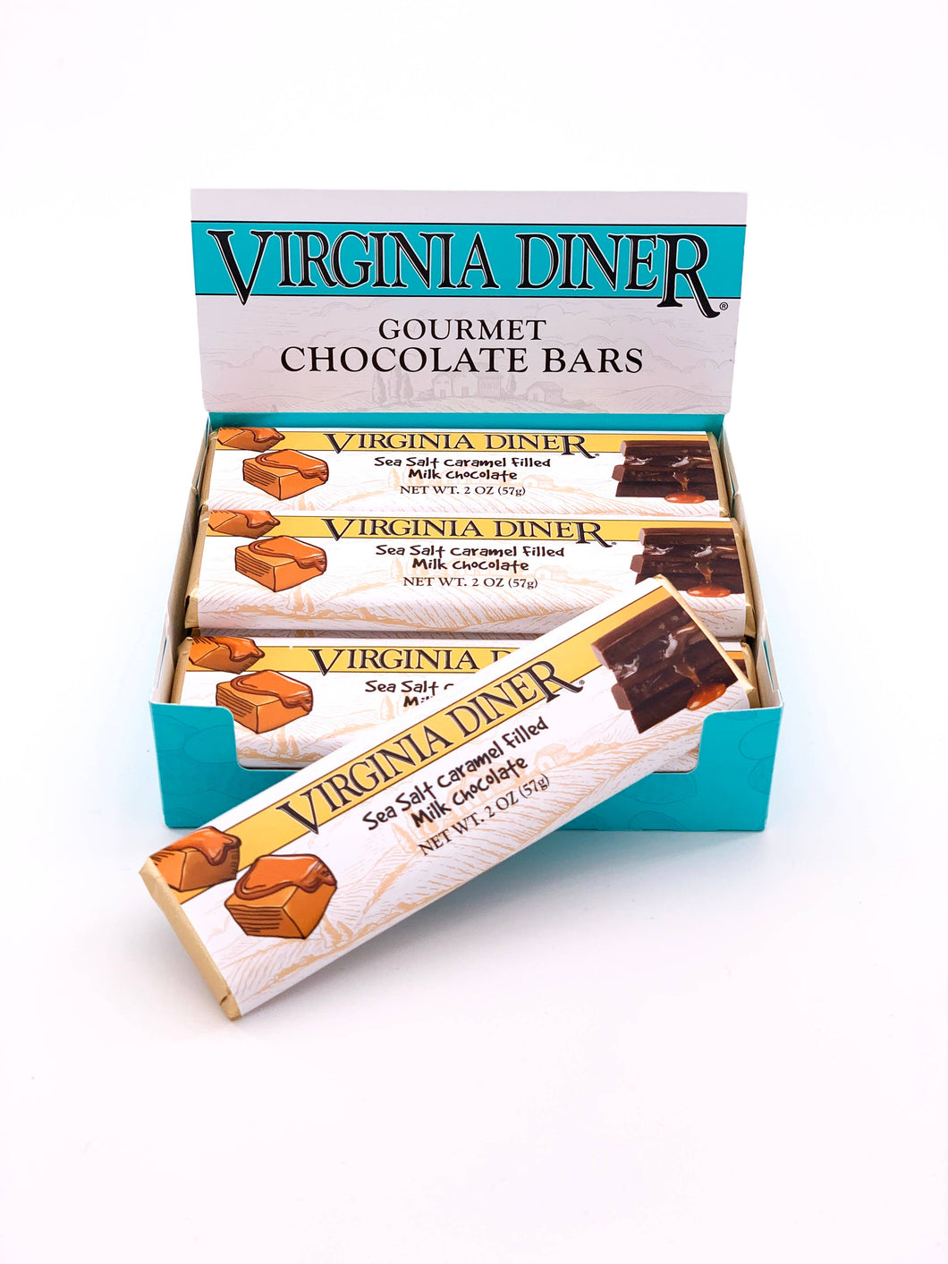 Virginia Diner, Inc. - Chocolate Bars - Sea Salt Caramel, Milk Chocolate