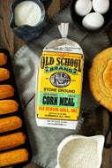 Old School Brand™ - Self Rising White Corn Meal, 2lb