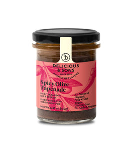 Delicious & Sons - Organic Spicy Olive Tapenade